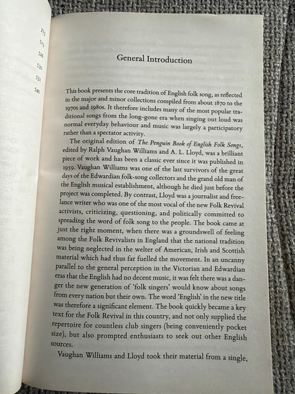 2014 The New Penguin Book Of English Folk Songs - Steve Roud & Julia Bishop (Penguin Classics)