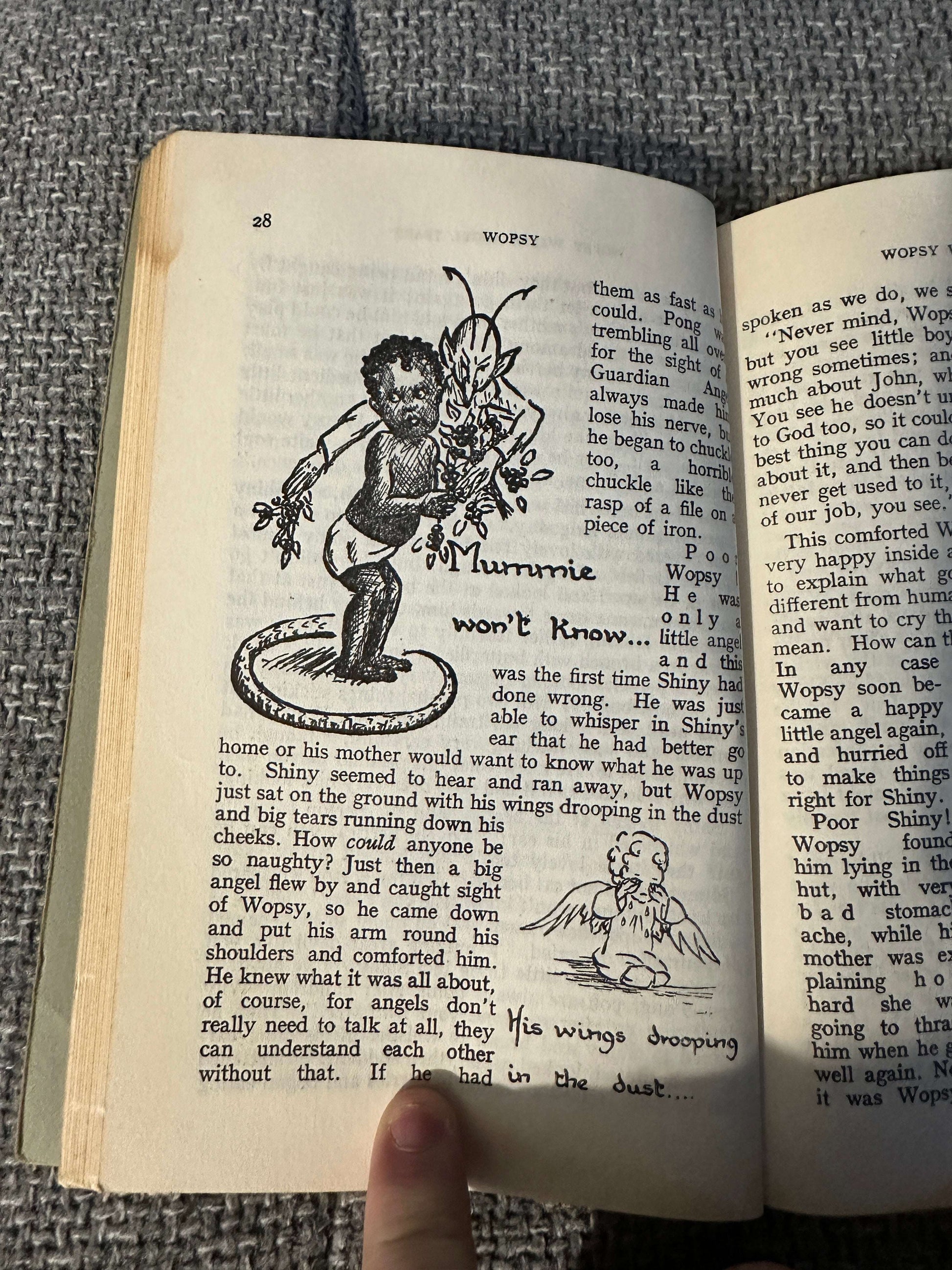 1960’s Wopsy The Adventures Of A Guardian Angel - Fr. Gerard F. Scriven (Sister Mary Barbara Illust) Samuel Walker Ltd