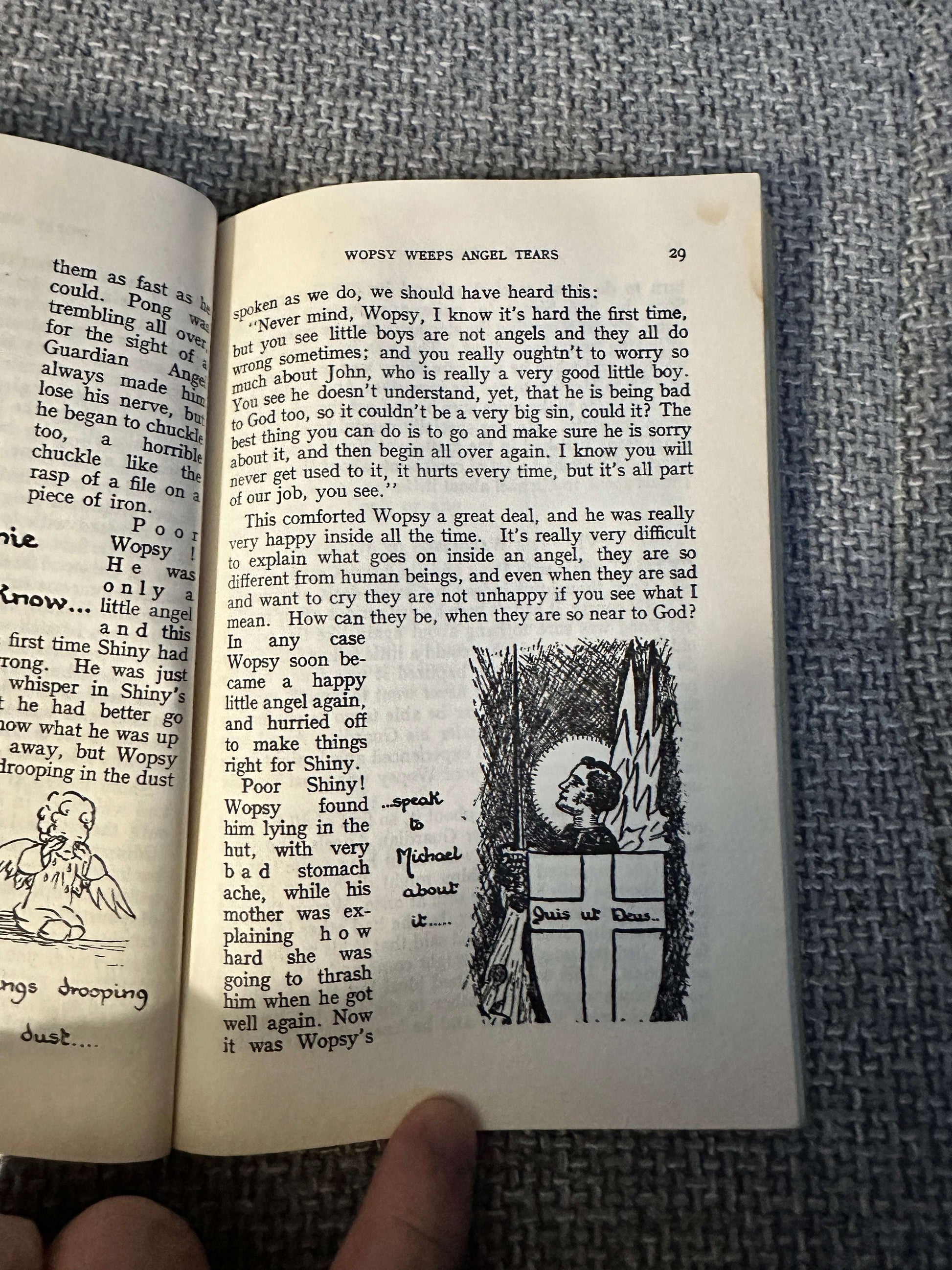 1960’s Wopsy The Adventures Of A Guardian Angel - Fr. Gerard F. Scriven (Sister Mary Barbara Illust) Samuel Walker Ltd