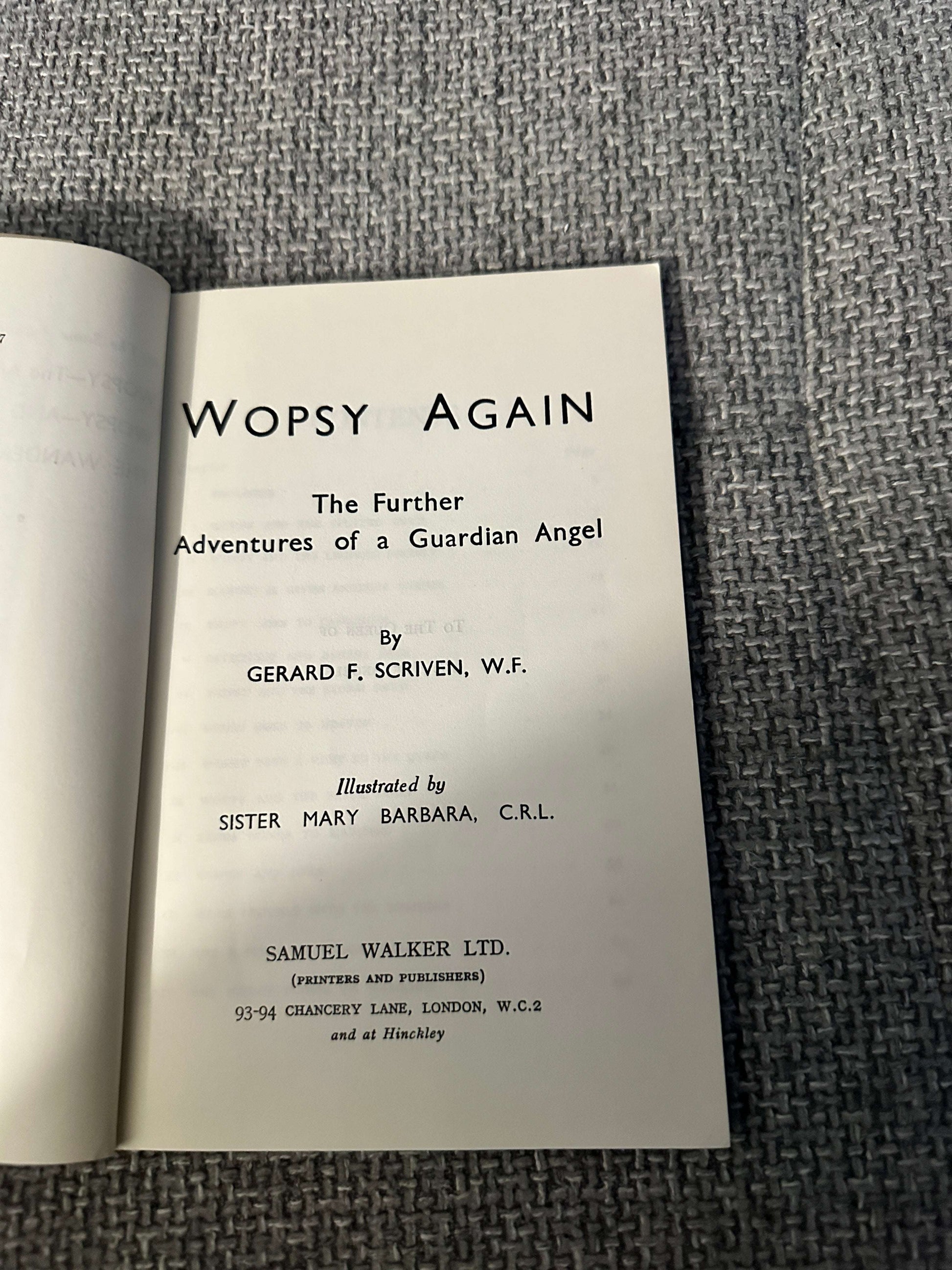 1967 Wopsy Again - Fr. Gerard F. Scriven (Sister Mary Barbara Illust) Samuel Walker Ltd