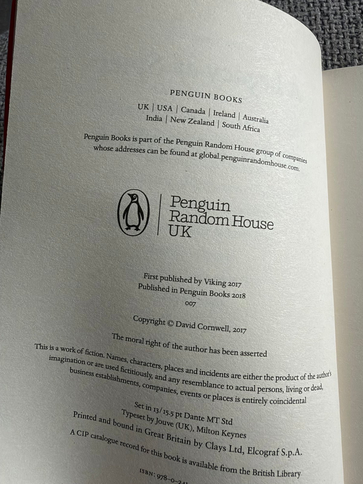 2018 A Legacy Of Spies - John Le Carrè (Penguin)