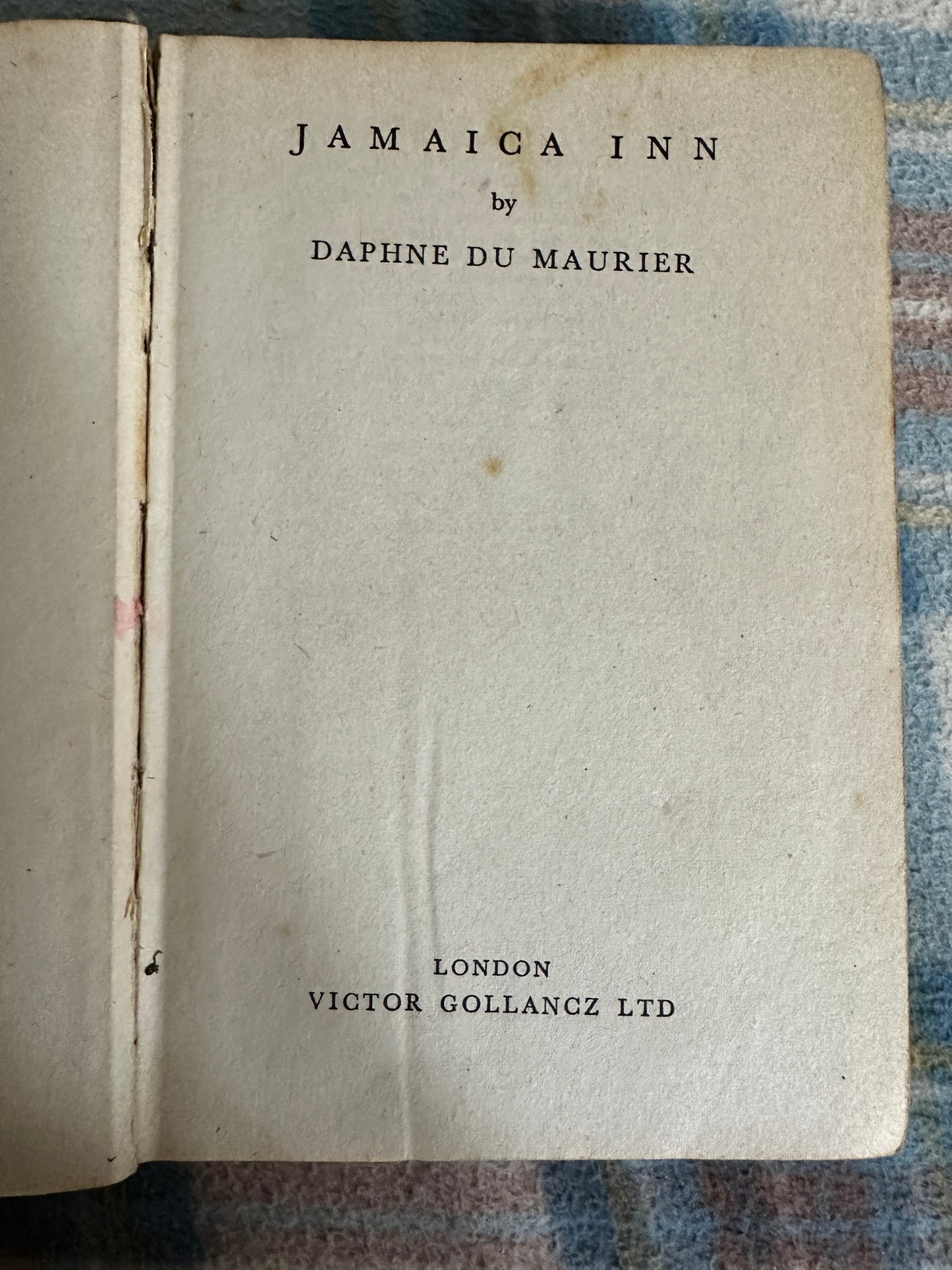 1941 Jamaica Inn - Daphne Du Maurier (Victor Gollancz)