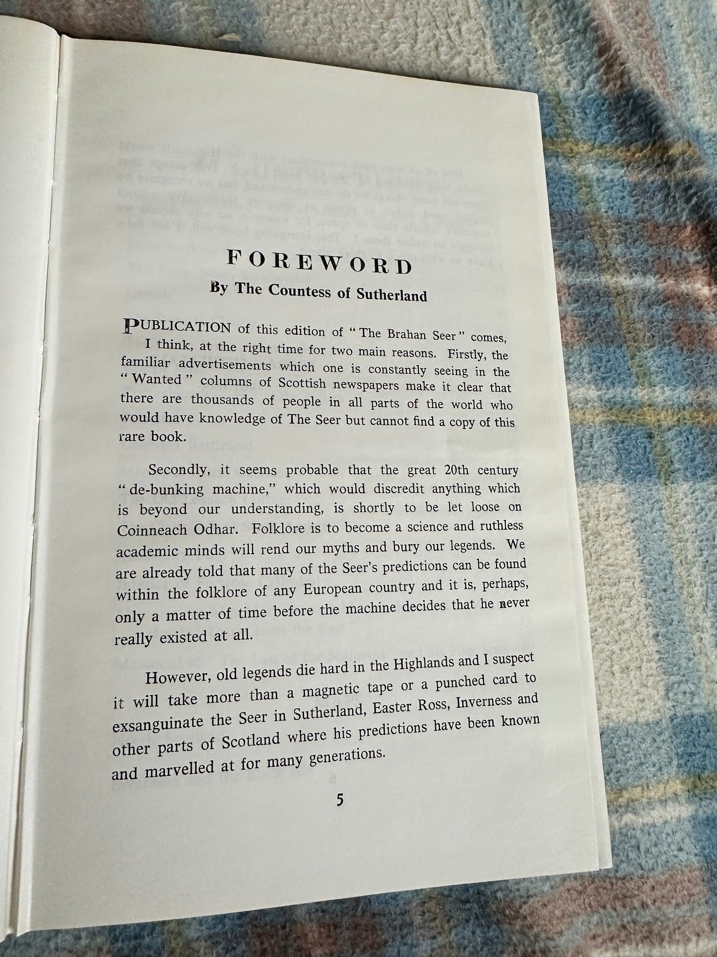 1972 The Prophecies Of The Brahan Seer(Coinneach Odhar Fiosaiche) - Alexander MacKenzie(Sutherland Press)