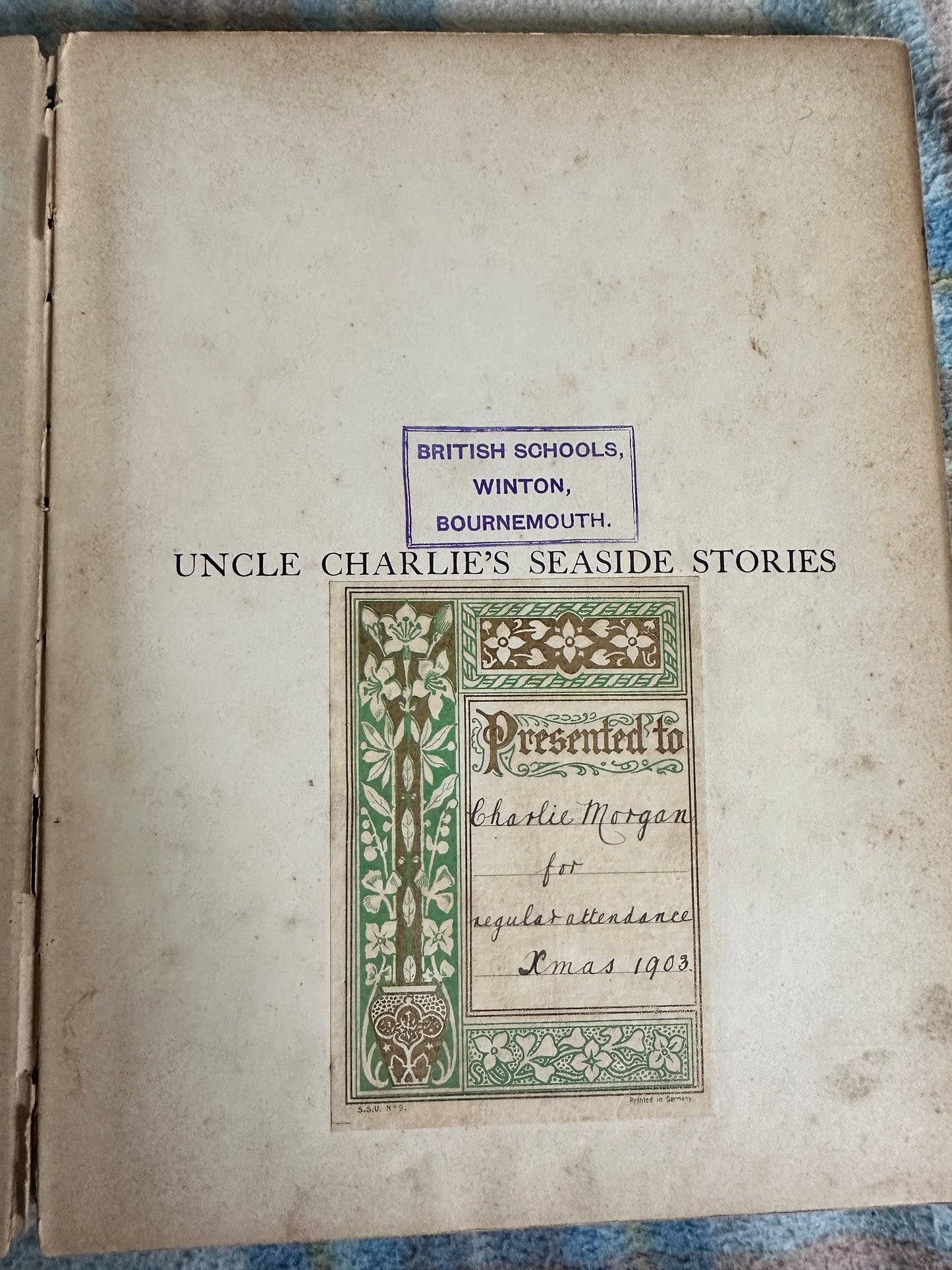 1902 Uncle Charlie’s Seaside Stories (Griffith, Farran, Browne & Co Ltd)