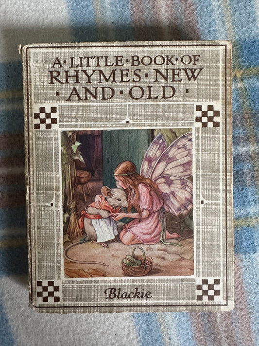 1946 A Little Book Of Rhymes New & Old - Cicely Mary Barker(Blackie)