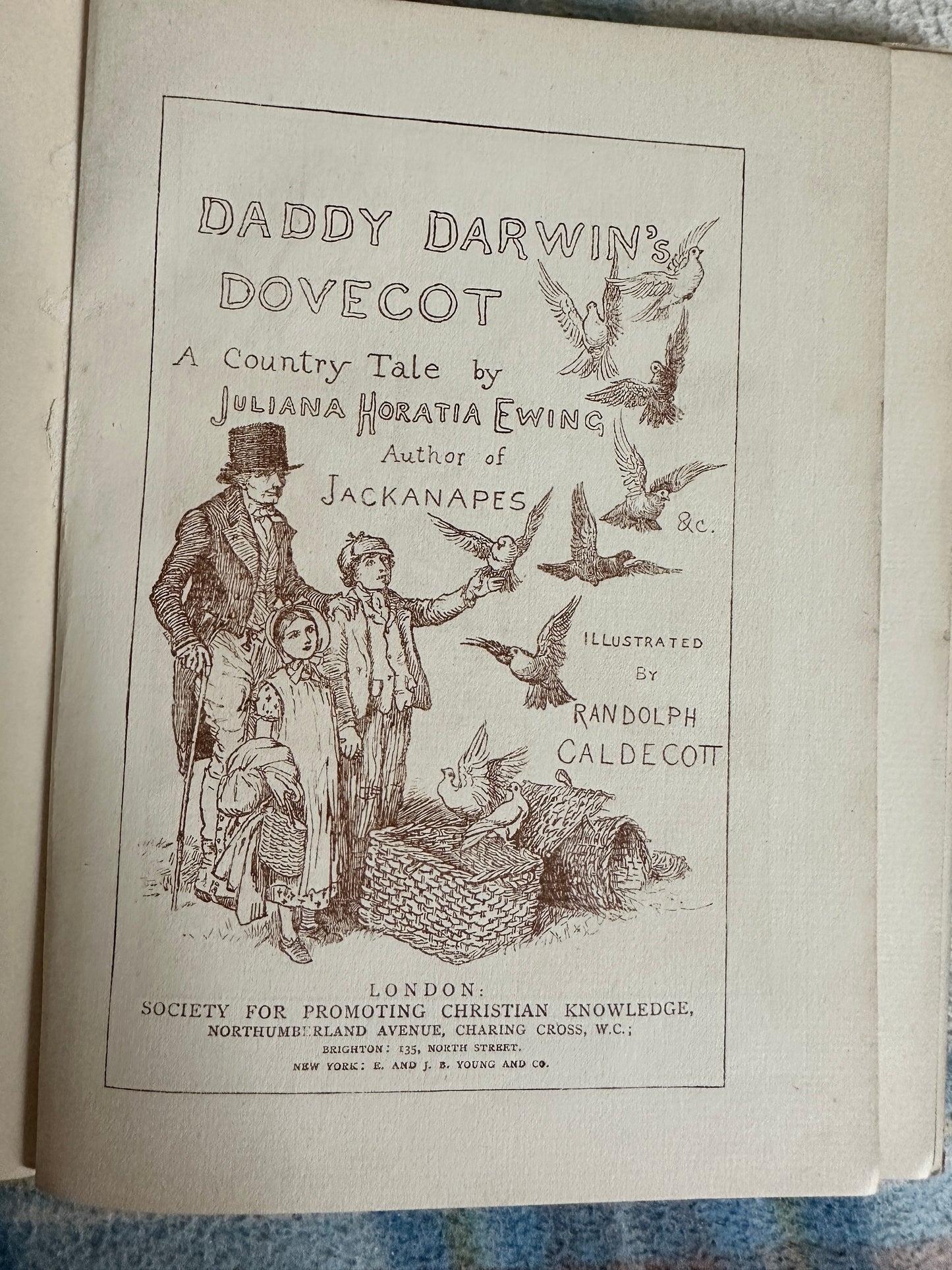 1884*1st* Daddy Darwin’s Dovecot - Juliana Horatia Ewing(Randolph Caldecott) Society For Promoting Christian Knowledge)