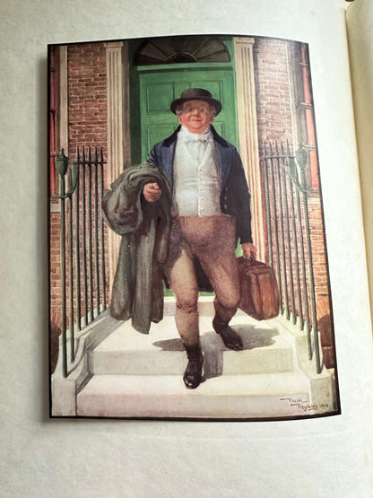 1912 The Pickwick Papers - Charles Dickens (Frank Reynolds Illust) 28cm x 22cm x 5cm The Westminster Press