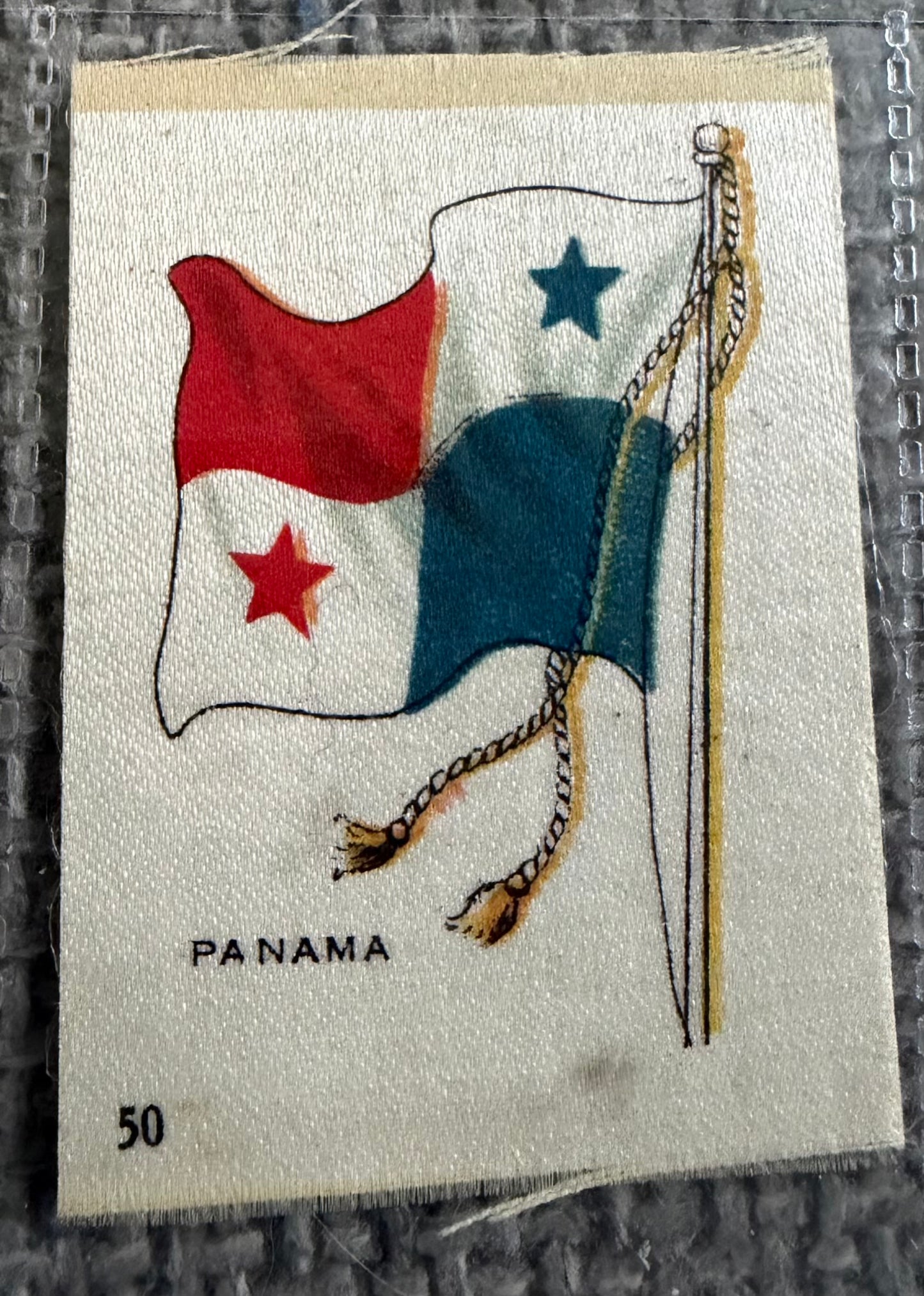 12 x Vintage Wix / B.D.V. Tobacco Silk Flag Cards — World Flags Collection c.1910s–1930s