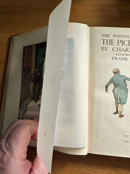 1912 The Pickwick Papers - Charles Dickens (Frank Reynolds Illust) 28cm x 22cm x 5cm The Westminster Press
