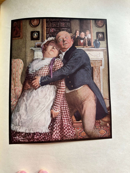 1912 The Pickwick Papers - Charles Dickens (Frank Reynolds Illust) 28cm x 22cm x 5cm The Westminster Press