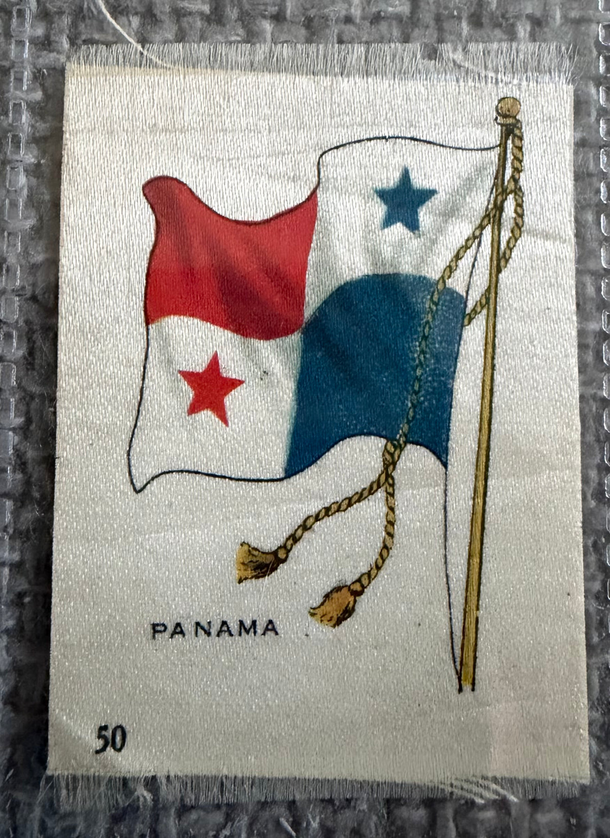 12 x Vintage Wix / B.D.V. Tobacco Silk Flag Cards — World Flags Collection c.1910s–1930s.