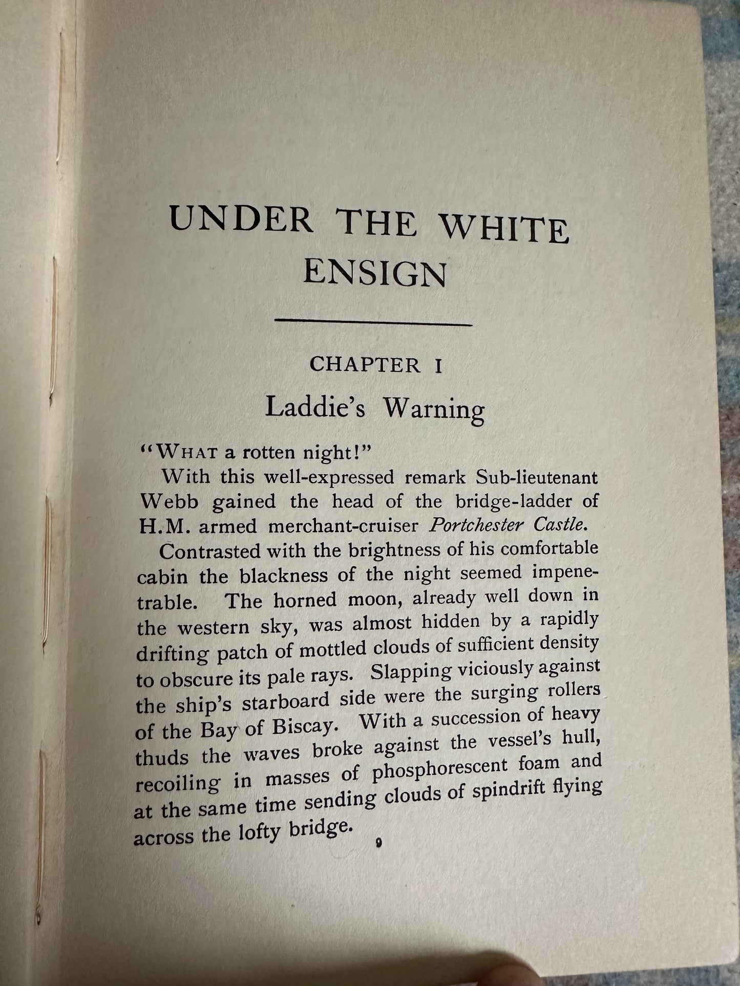 1928 Under The White Ensign - Percy F. Westerman (Illust E. S. Hodgson) Blackie & Son Ltd