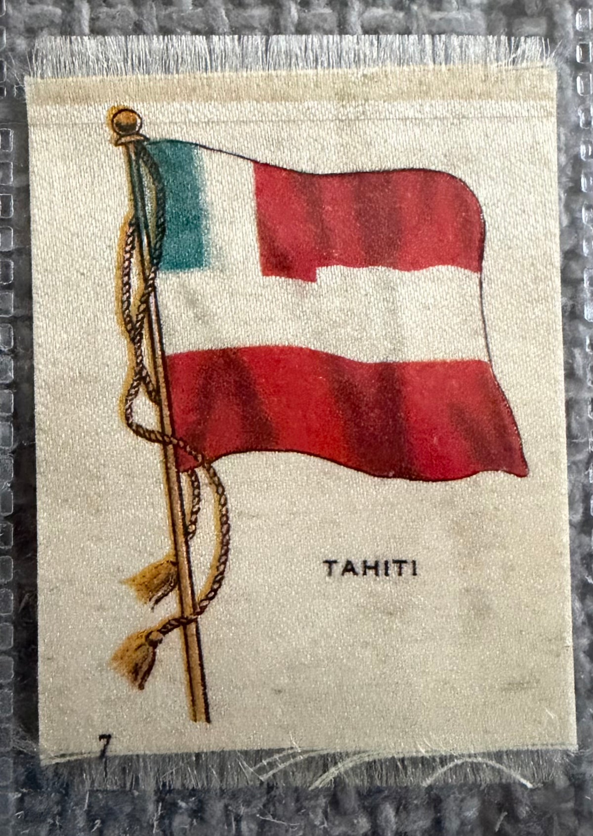 12 x Vintage Wix / B.D.V. Tobacco Silk Flag Cards — World Flags Collection c.1910s–1930s.