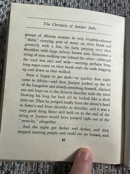 1947 Juniper Jinks Told With Pen & Pencil - C. S. P. (Peacock illust) Universities Mission To Central Africa