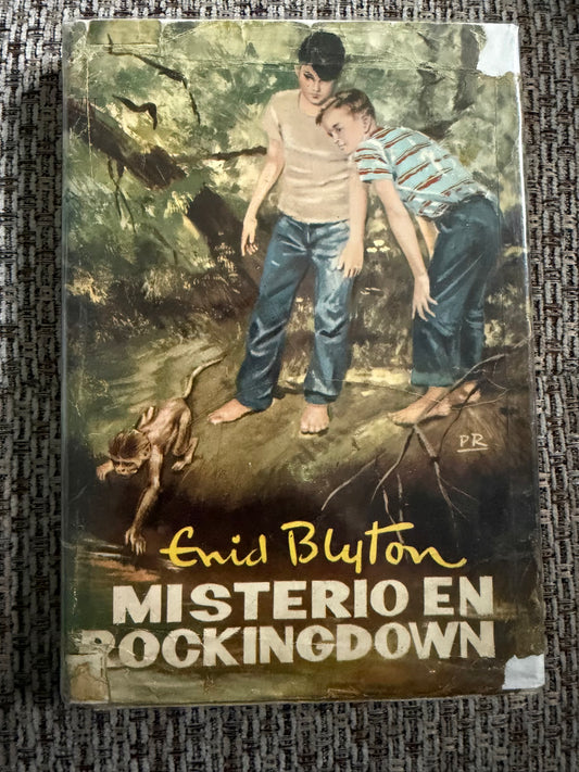 1958 Misterio En Rockingdown (Spanish Version) Enid Blyton (Gilbert Dunlop illust)  A. G. Ponsa