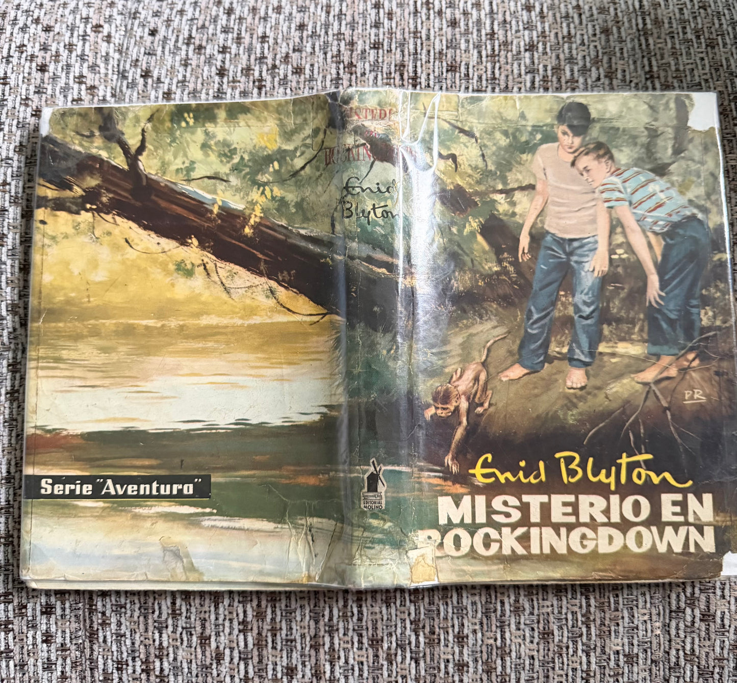 1958 Misterio En Rockingdown (Spanish Version) Enid Blyton (Gilbert Dunlop illust)  A. G. Ponsa