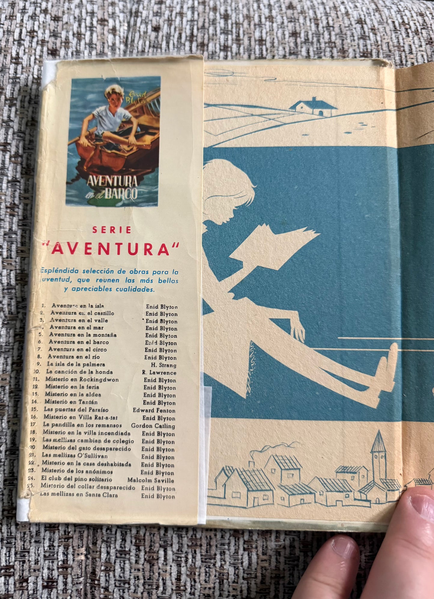 1958 Misterio En Rockingdown (Spanish Version) Enid Blyton (Gilbert Dunlop illust)  A. G. Ponsa