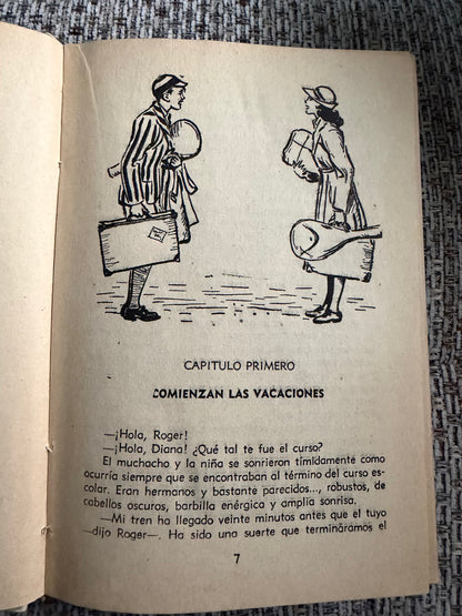1958 Misterio En Rockingdown (Spanish Version) Enid Blyton (Gilbert Dunlop illust)  A. G. Ponsa