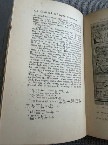 1811 Osiris & The Egyptian Resurrection (2x vols) E. A. Wallis Budge (Lee Warner Publisher)