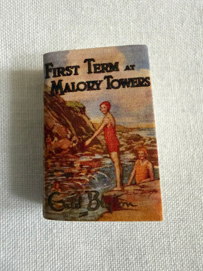 First Term At Malory Towers miniature 1:12 scale 2x3 removable dust jacket