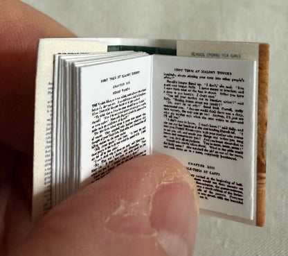 First Term At Malory Towers miniature 1:12 scale 2x3 removable dust jacket