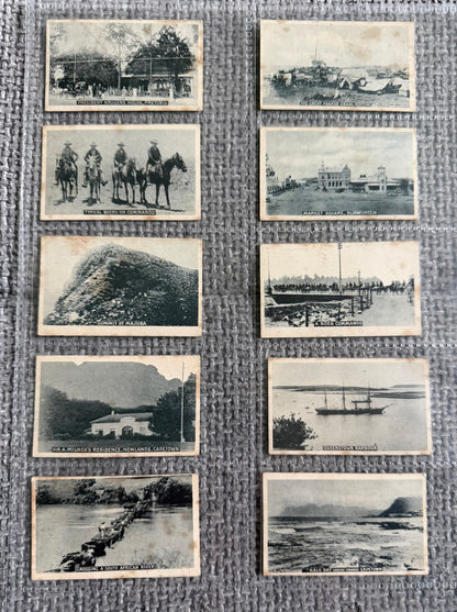 Pritchard & Burton — South African Series (1901) — 10 Vintage Cigarette Card Collection