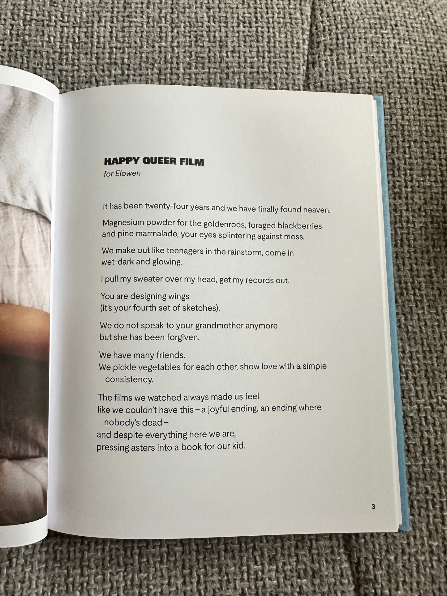 The Magic Border signed poetry book pages with heartfelt verses and artistic design.