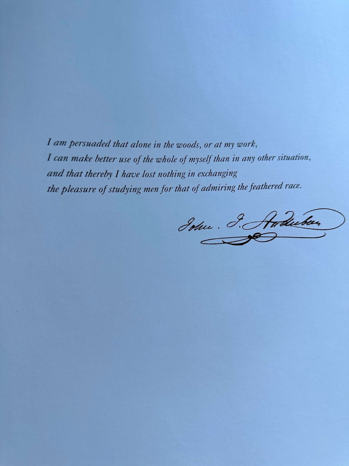Audubon's Aviary book — Honeyburn Books — 2023 — hardcover edition with signature page