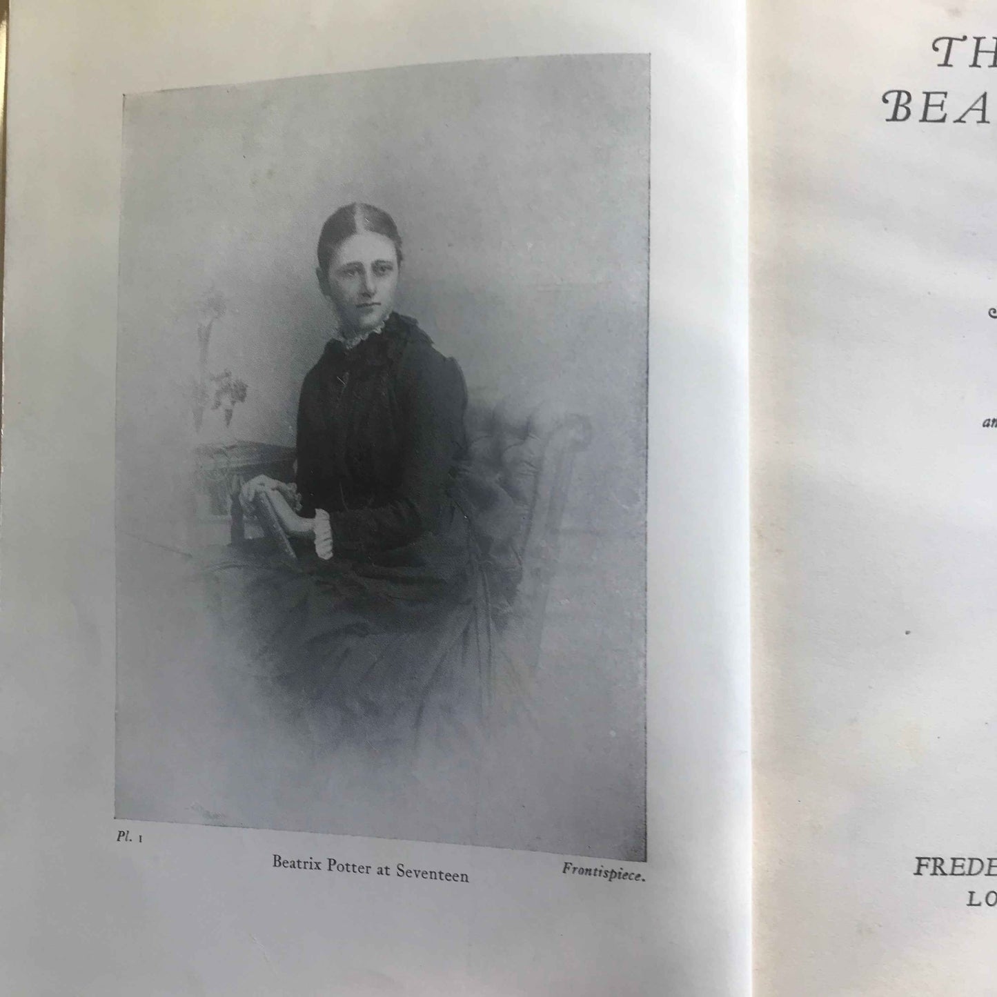1947 Beatrix Potter Biography: The Tale Of Beatrix Potter by Margaret Lane (Frederick Warne & Co Ltd) - Honeyburn Books (UK)