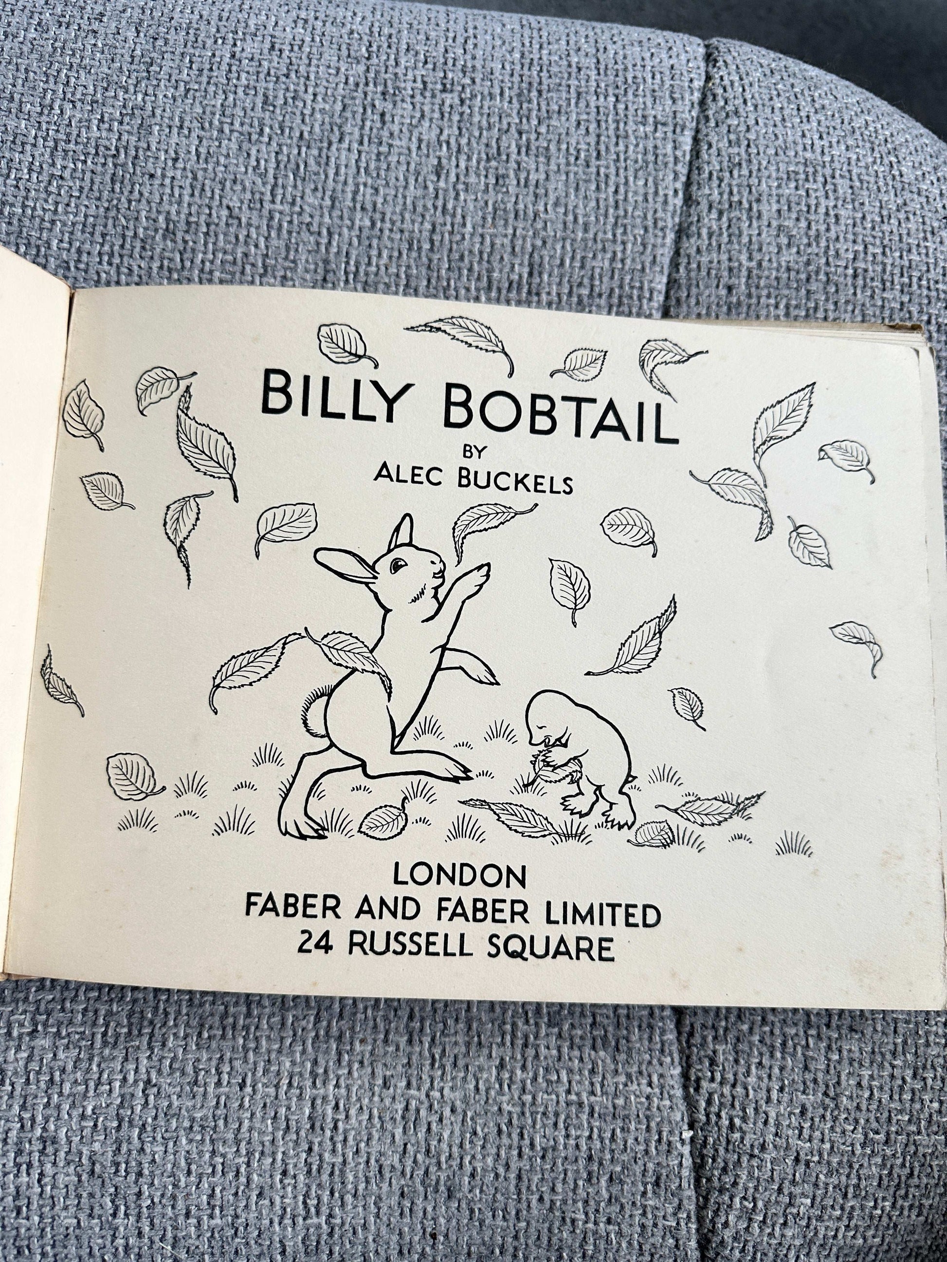 Billy Bobtail first edition for sale by Alec Buckels, published by Faber and Faber Limited