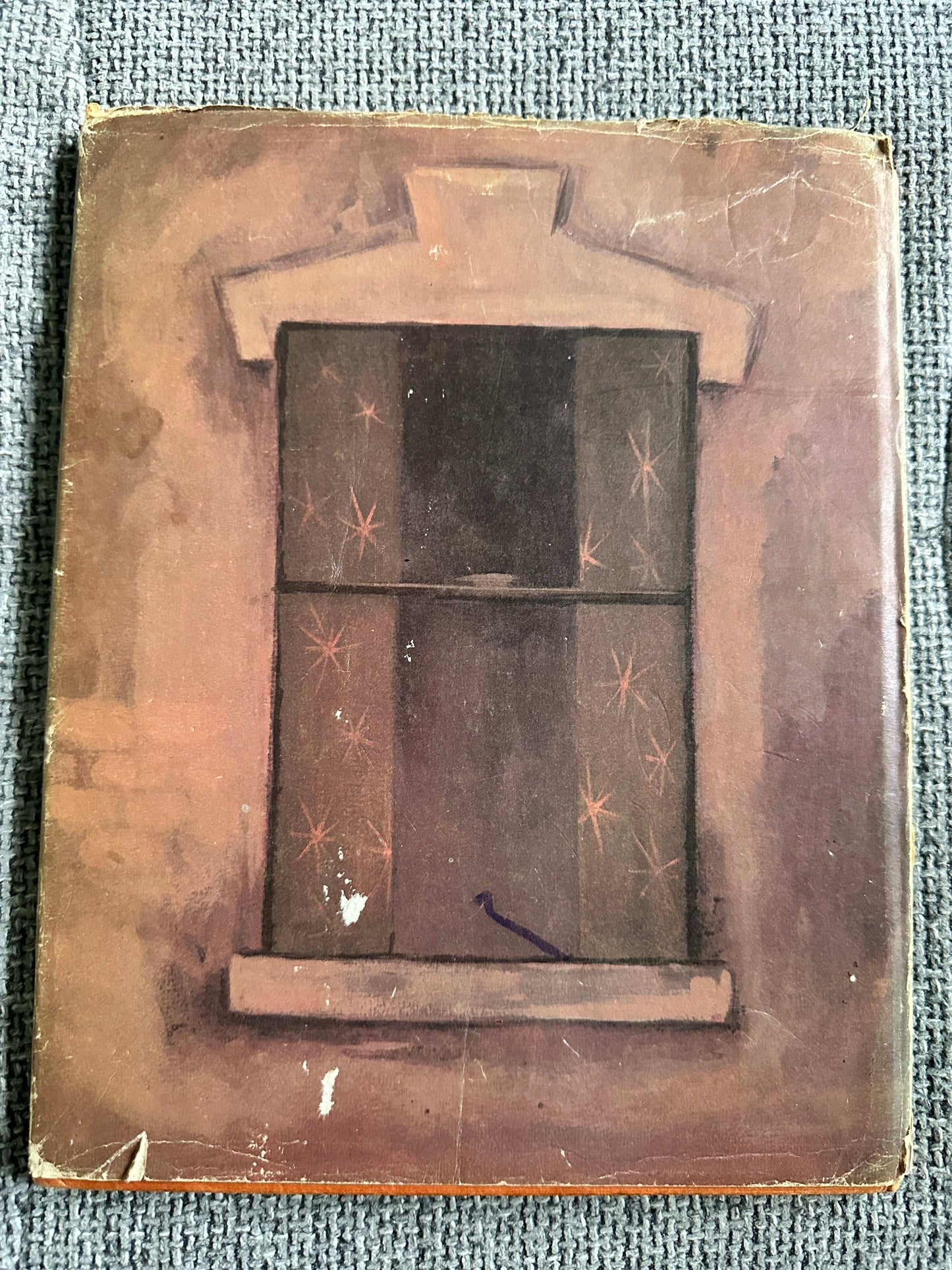 Dreams Ezra Jack Keats first edition children's book cover featuring a window with stars