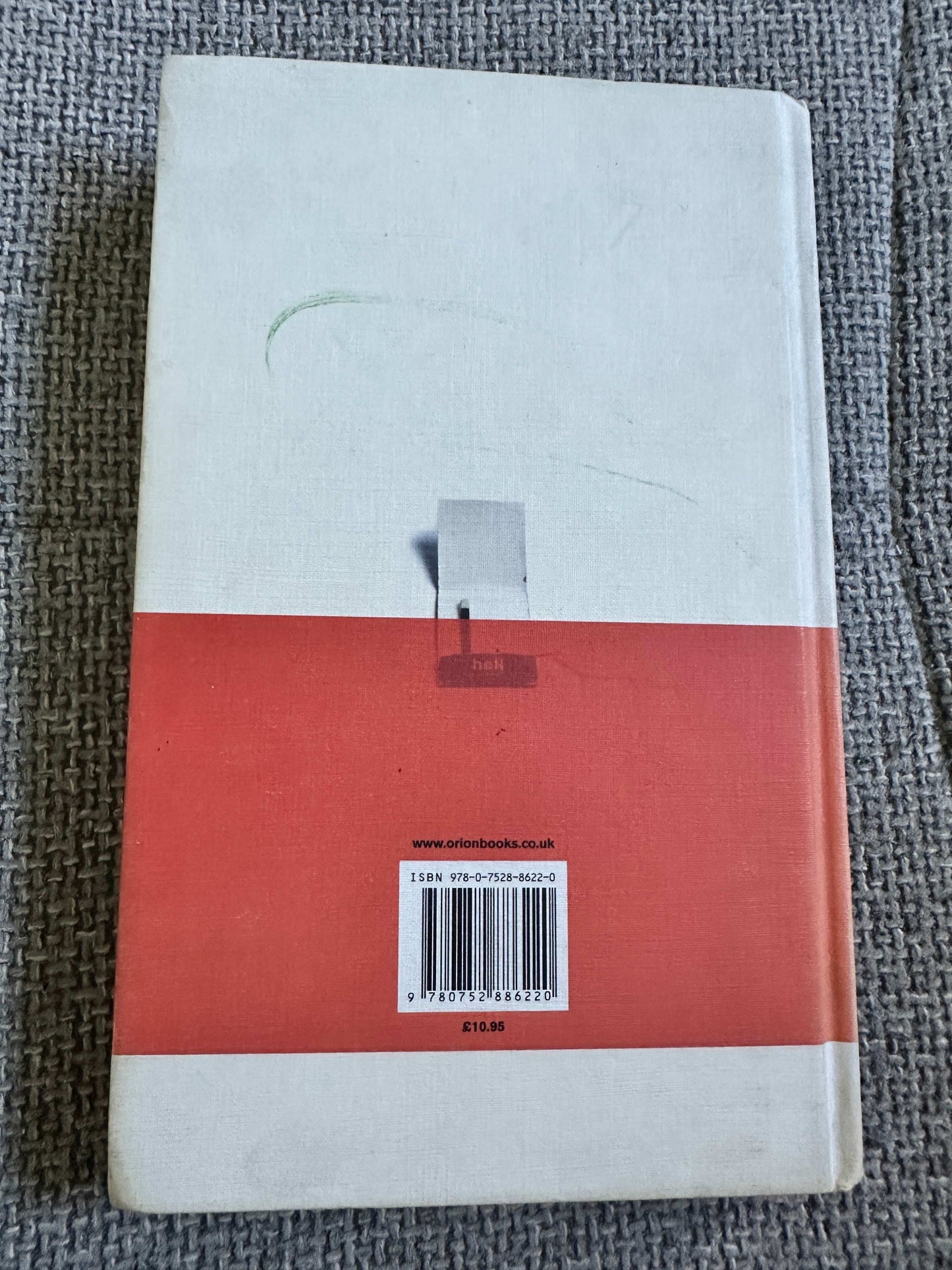 Knots and Crosses collectors edition for sale featuring a minimalist design and ISBN on the back cover
