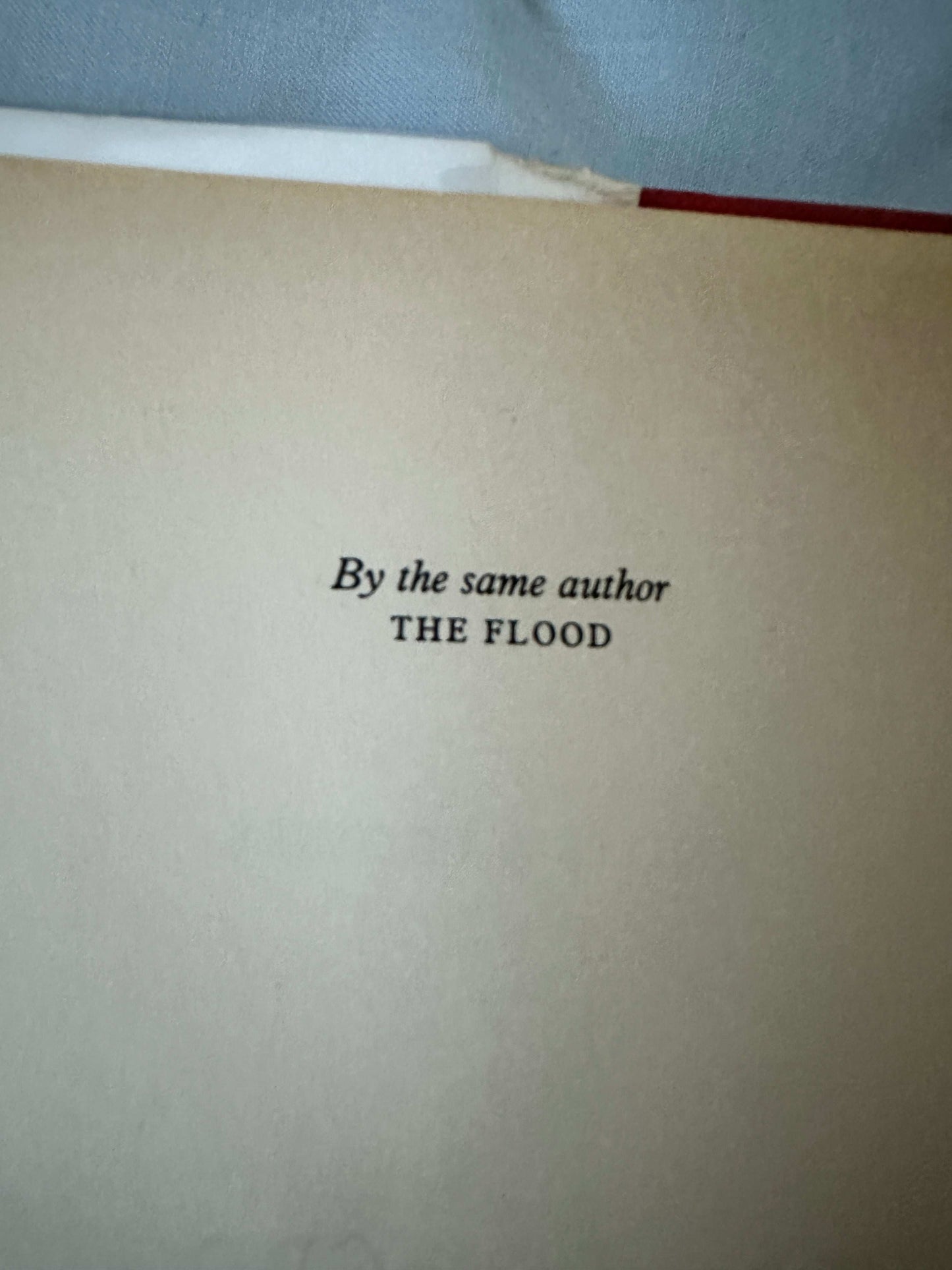 Rare Ian Rankin novels for collectors featuring the book The Flood by the author