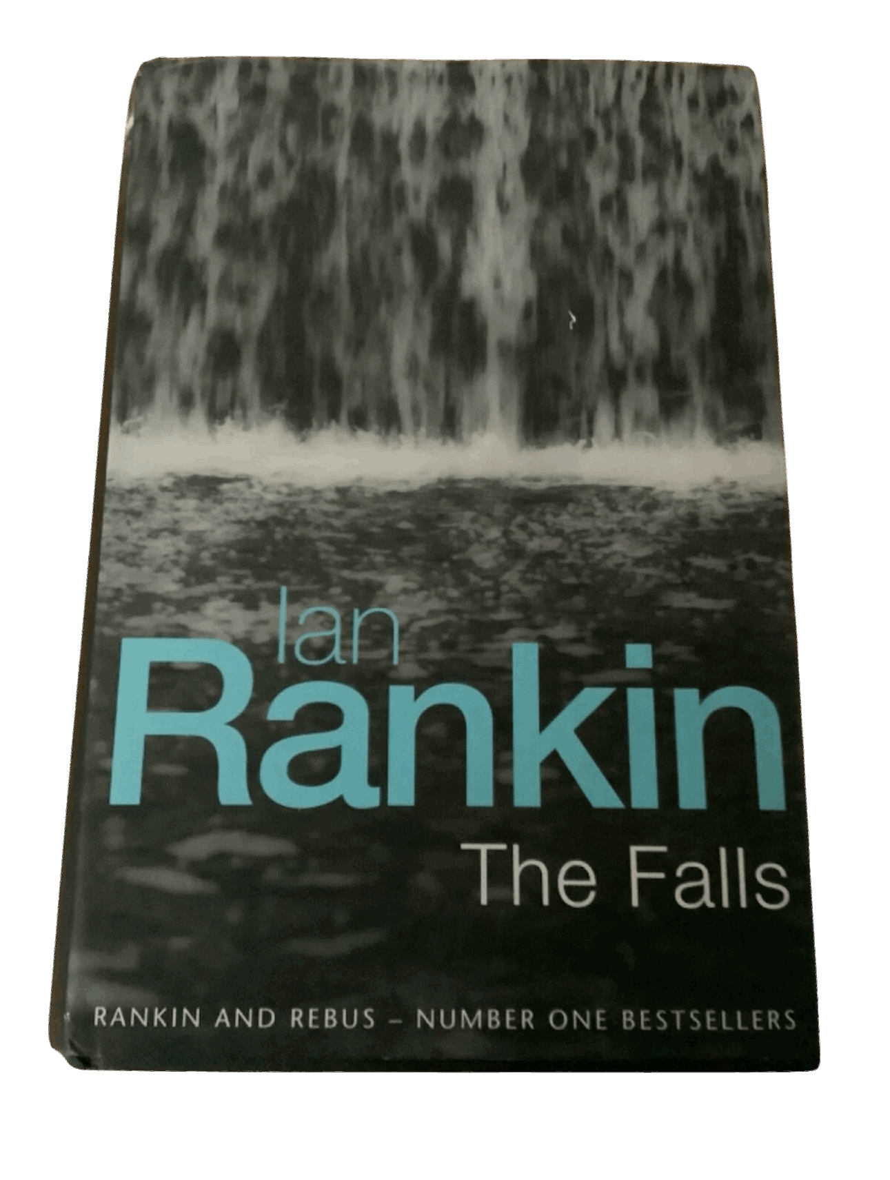Rare Ian Rankin novels for collectors - The Falls book cover featuring a waterfall