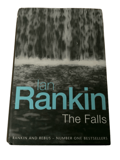 Rare Ian Rankin novels for collectors - The Falls book cover featuring a waterfall