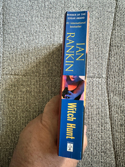 Signed first edition Witch Hunt Ian Rankin with award-winning label and unique spine design