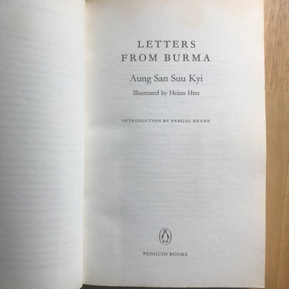 1997 Briefe aus Burma – Aung San Suu Kyi (Einleitung von Fergal Keane) Penguin Books