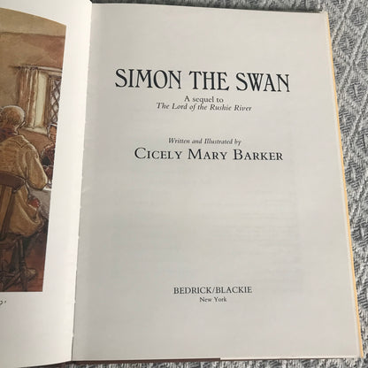 1988*1st* Simon The Swan - Cicely Mary Barker(Blackie)New York