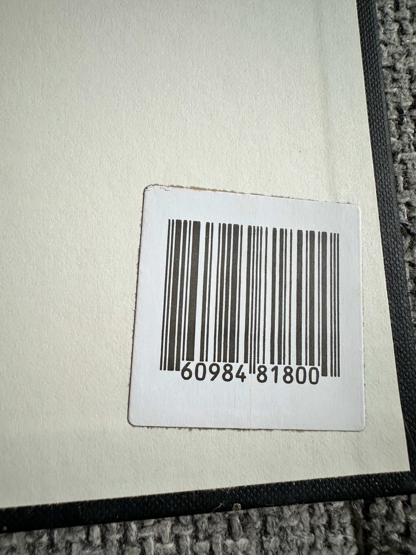 Night Prey John Sandford first edition book barcode on the inside cover
