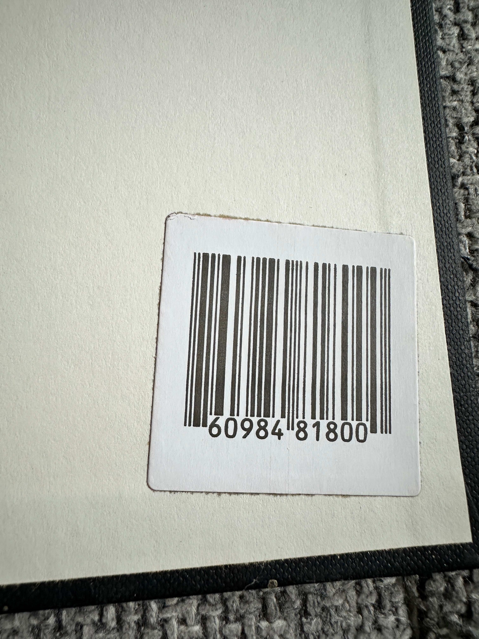Night Prey John Sandford first edition book barcode on the inside cover