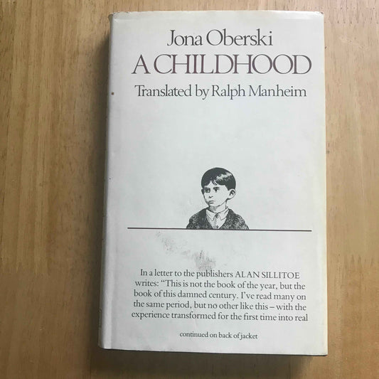 1983 Jona Oberski A Childhood - Hodder and Stoughton Edition - Honeyburn Books (UK)
