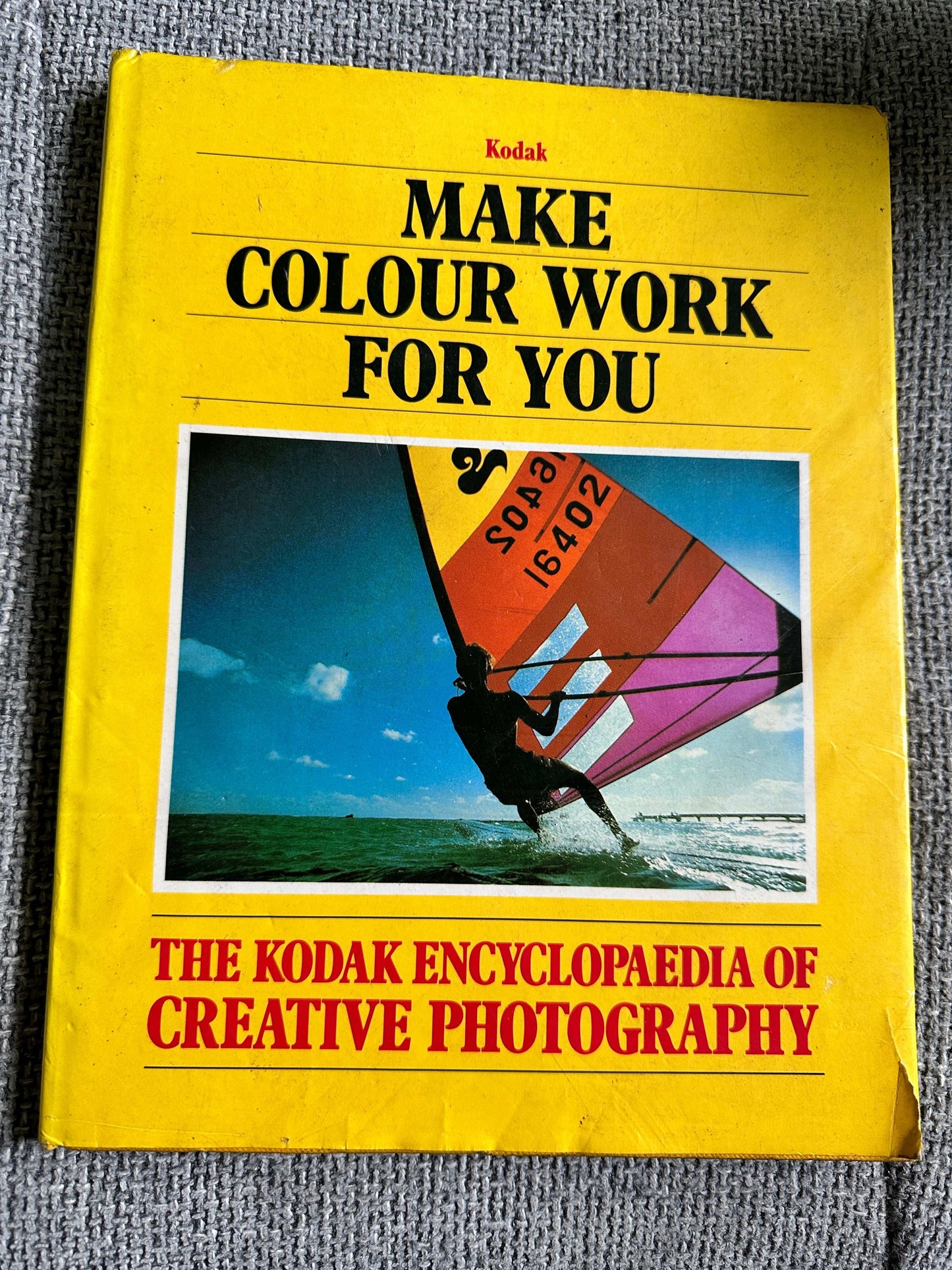 The Kodak creative photography book featuring windsurfing and color techniques for photographers