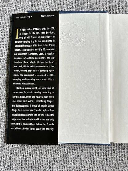 Destroyer Angel Nevada Barr first edition book cover with description of plot and characters