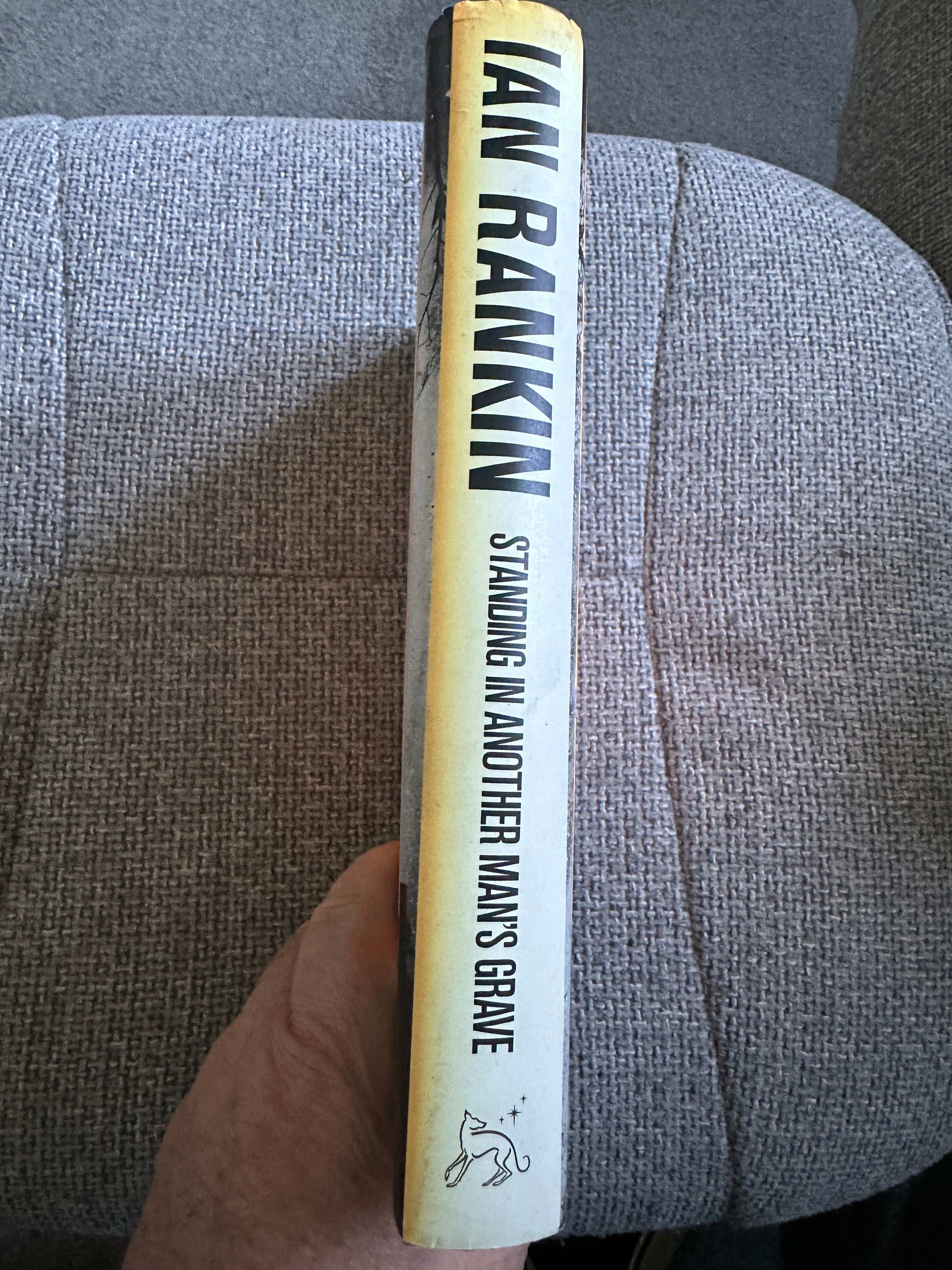 Ian Rankin Standing in Another Man's Grave Book Spine for Collectible Rebus Novels UK