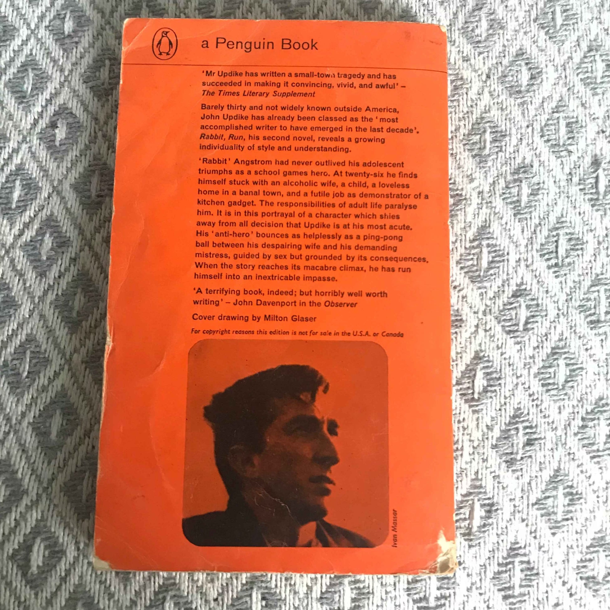 1964 Rabbit Run John Updike - Penguin Books Edition - Honeyburn Books (UK)