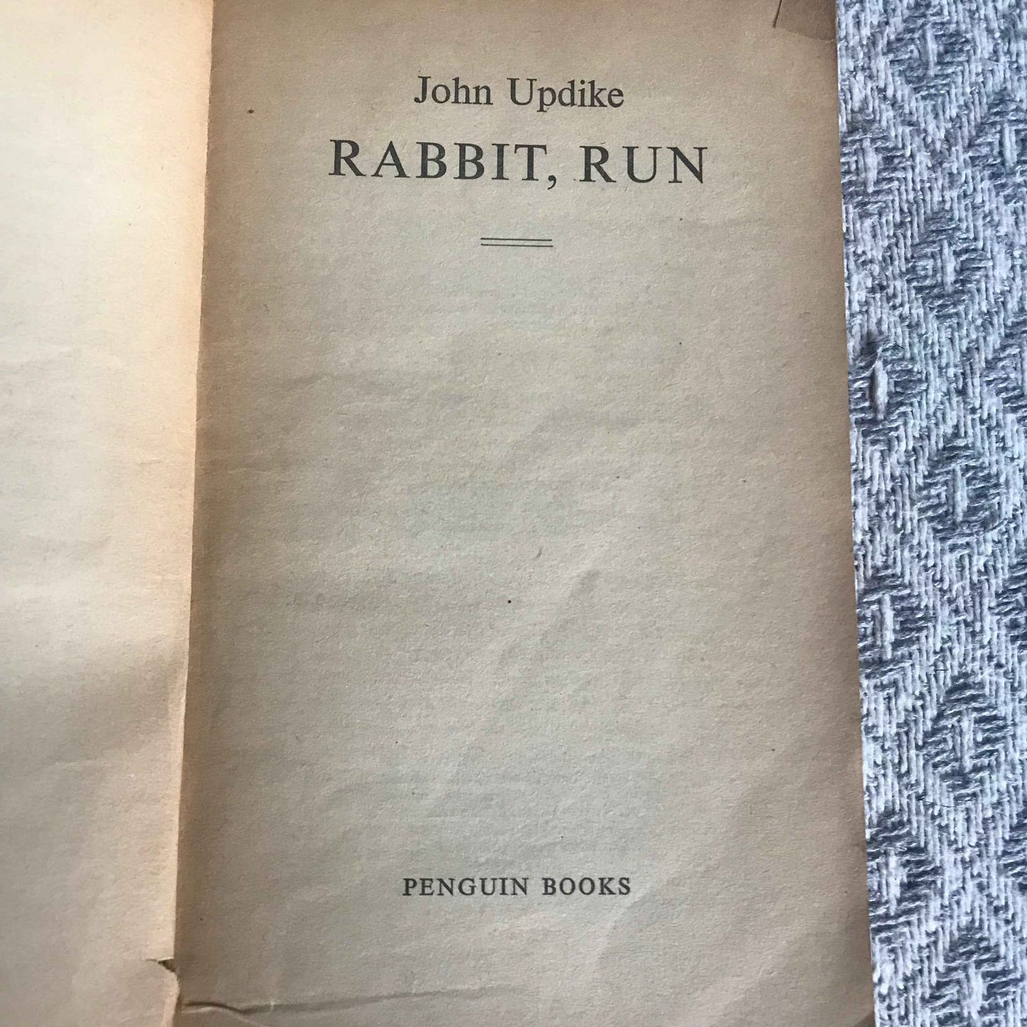 1964 Rabbit Run John Updike - Penguin Books Edition - Honeyburn Books (UK)