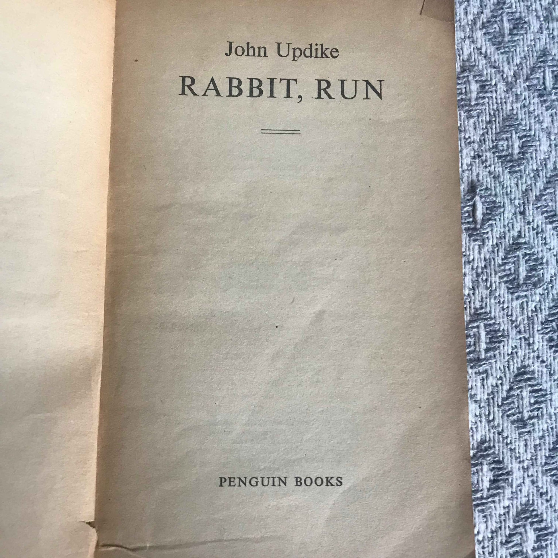 1964 Rabbit Run John Updike - Penguin Books Edition - Honeyburn Books (UK)