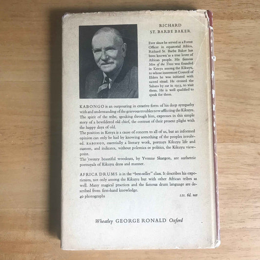 Kabongo Richard St. Barbe Baker Book - Discover Nature's Wisdom - Honeyburn Books (UK)