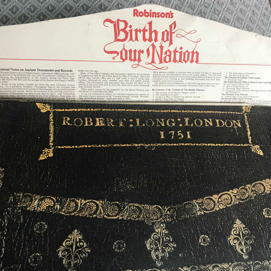 1972 Robinson Birth Of The Nation Folder - Honeyburn Books (UK)