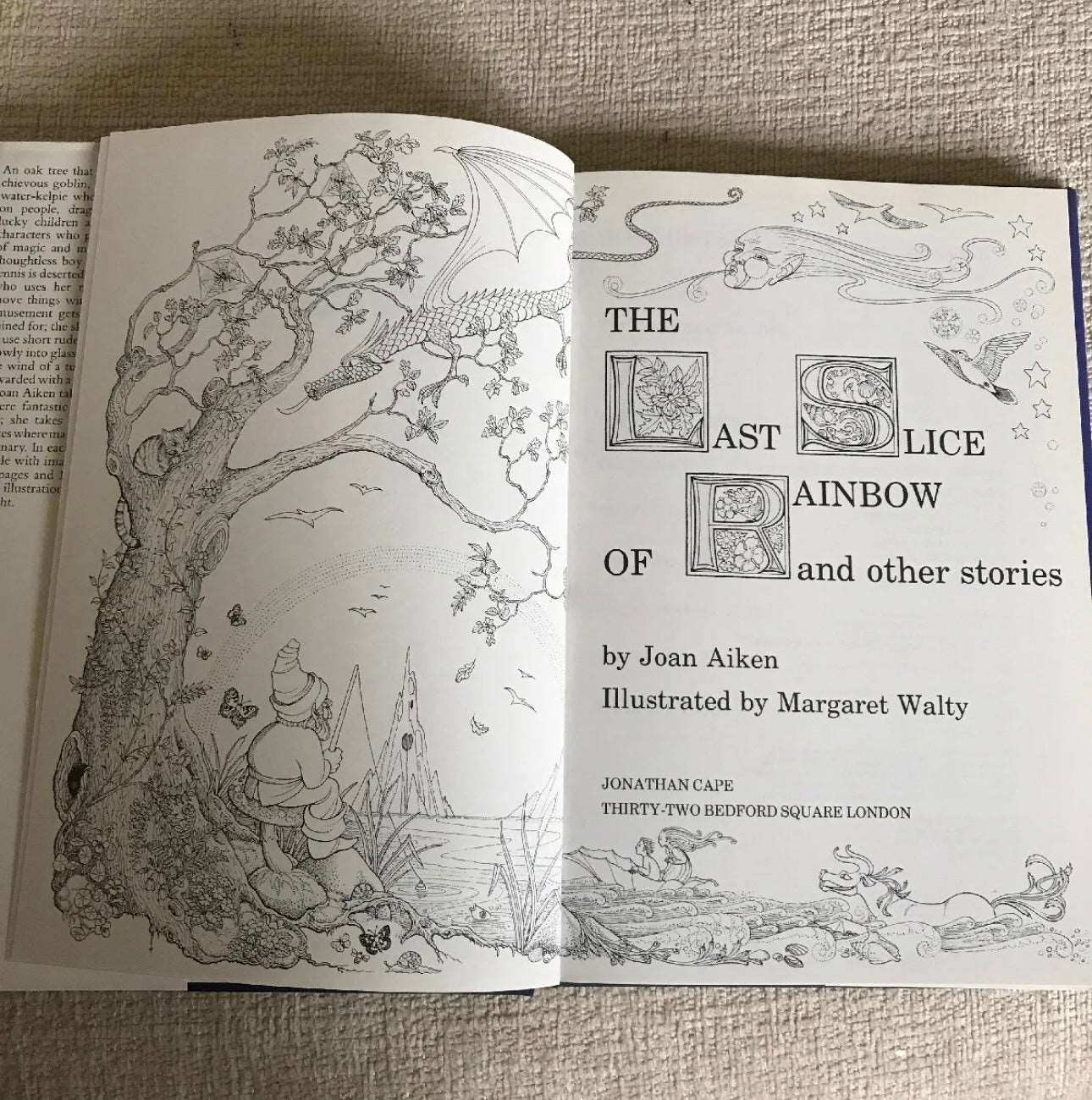 *signed 1st*The Last Slice of Rainbow by Joan Aiken (Hardback, 1985)M. Walty illustrated Honeyburn Books (UK)